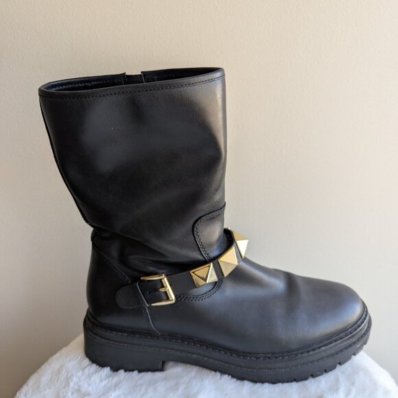 Michael Kors Layton Studded Leather Boot - Picture 9 of 9